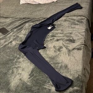 Navy Long Sleeve Bodysuit